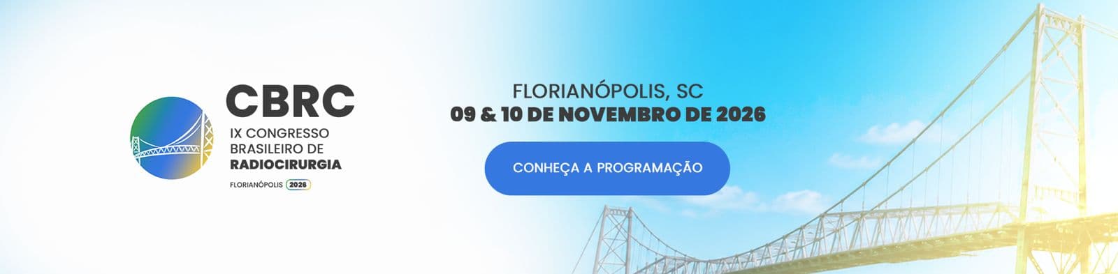 IX Congresso Brasileiro de Radiocirurgia - Florianópolis, 09 e 10 de novembro de 2026