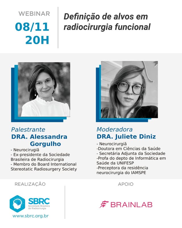 Webinar: Definição de alvo em radiocirurgia funcional